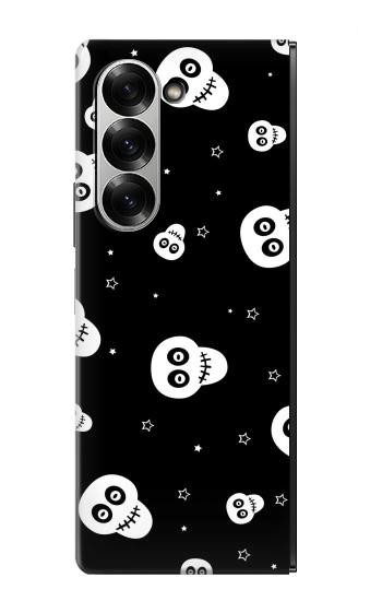 S3261 Smile Skull Halloween Pattern Case For Samsung Galaxy Z Fold 7