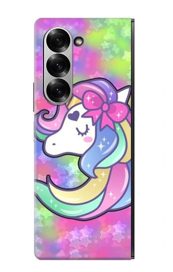 S3264 Pastel Unicorn Case For Samsung Galaxy Z Fold 7