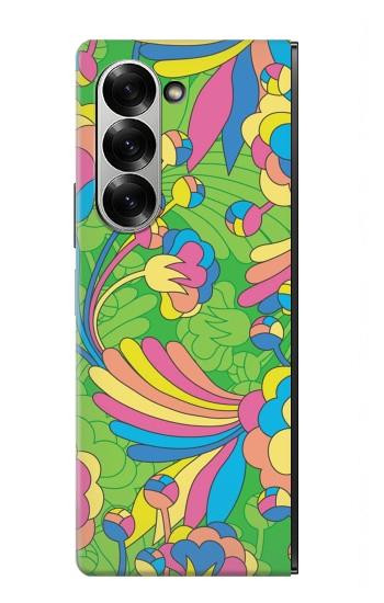 S3273 Flower Line Art Pattern Case For Samsung Galaxy Z Fold 7