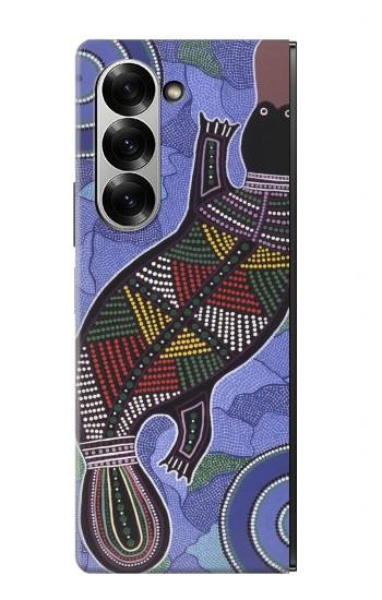 S3387 Platypus Australian Aboriginal Art Case For Samsung Galaxy Z Fold 7