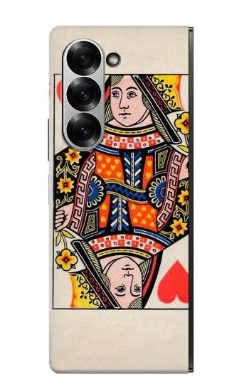 S3429 Queen Hearts Card Case For Samsung Galaxy Z Fold 7