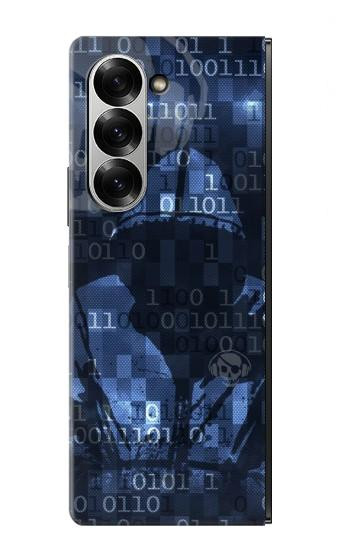 S3431 Digital Code Cyber Hacker Case For Samsung Galaxy Z Fold 7