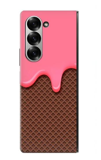 S3754 Strawberry Ice Cream Cone Case For Samsung Galaxy Z Fold 7