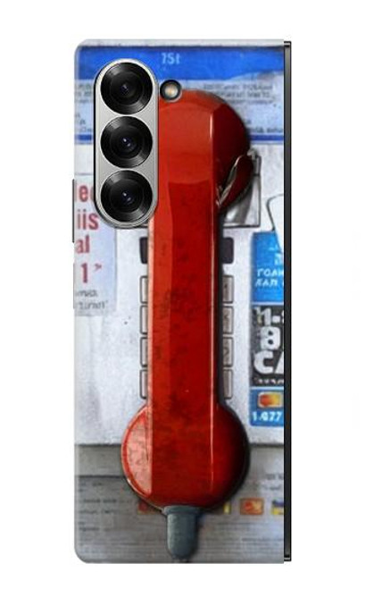 S3925 Collage Vintage Pay Phone Case For Samsung Galaxy Z Fold 7