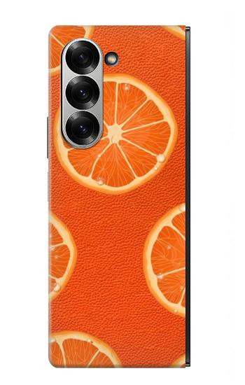 S3946 Seamless Orange Pattern Case For Samsung Galaxy Z Fold 7