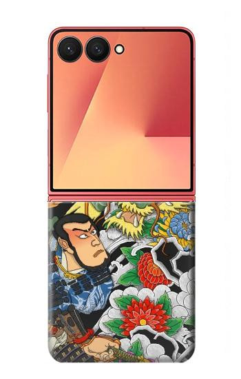 S0454 Japan Tattoo Case For Samsung Galaxy Z Flip 7