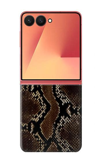 S0553 Snake Skin Case For Samsung Galaxy Z Flip 7