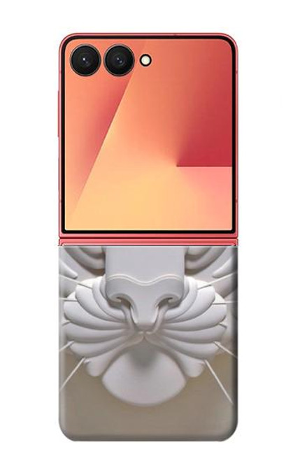 S0574 Tiger Carving Case For Samsung Galaxy Z Flip 7