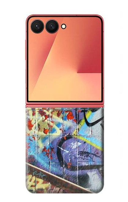 S0588 Wall Graffiti Case For Samsung Galaxy Z Flip 7