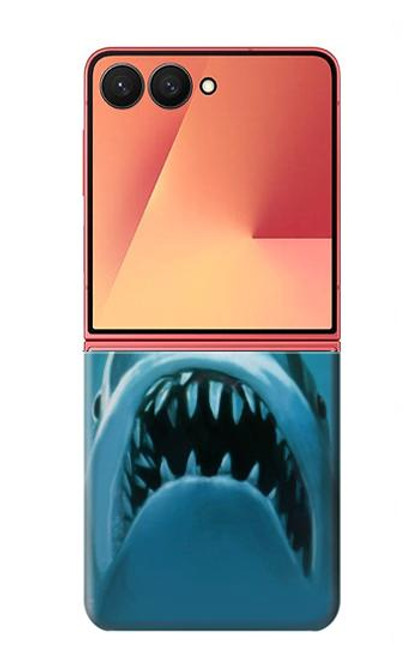 S0830 White Shark Case For Samsung Galaxy Z Flip 7