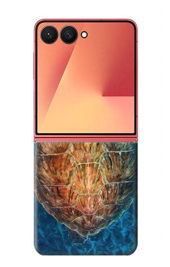 S1249 Blue Sea Turtle Case For Samsung Galaxy Z Flip 7