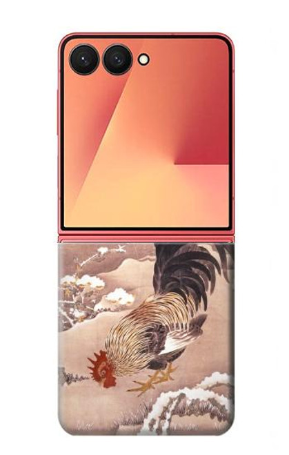 S1332 Ito Jakuchu Rooster Case For Samsung Galaxy Z Flip 7