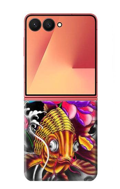 S1630 Fish Japanese Oriental Tattoo Case For Samsung Galaxy Z Flip 7