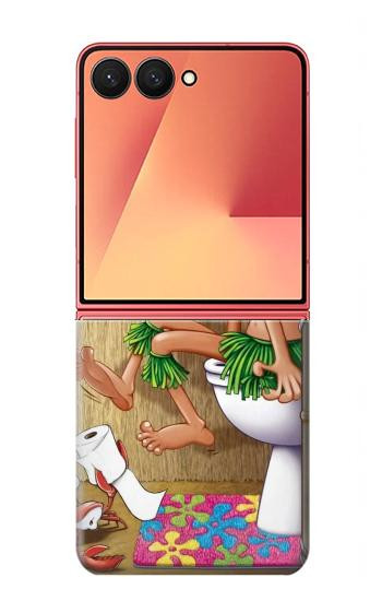S1702 Tiki Man Toilet Case For Samsung Galaxy Z Flip 7