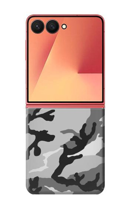 S1721 Snow Camouflage Graphic Printed Case For Samsung Galaxy Z Flip 7