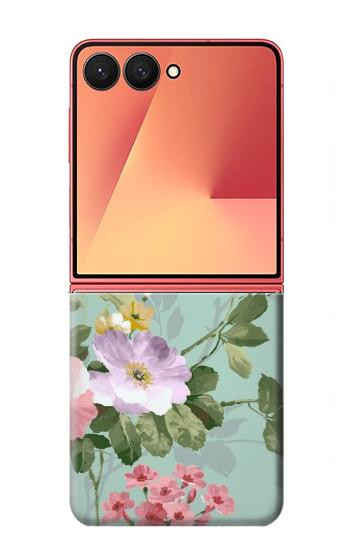 S2178 Flower Floral Art Painting Case For Samsung Galaxy Z Flip 7