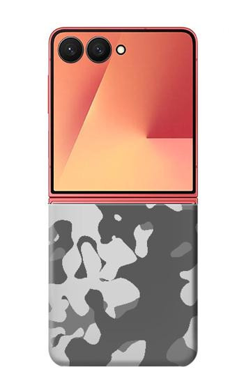 S2186 Gray Camo Camouflage Graphic Printed Case For Samsung Galaxy Z Flip 7
