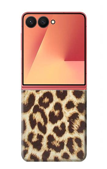 S2204 Leopard Pattern Graphic Printed Case For Samsung Galaxy Z Flip 7