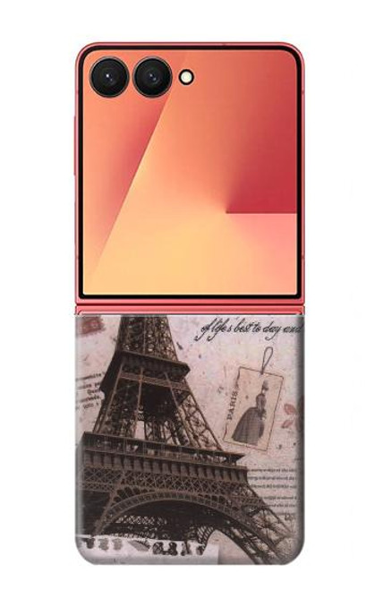 S2211 Paris Postcard Eiffel Tower Case For Samsung Galaxy Z Flip 7