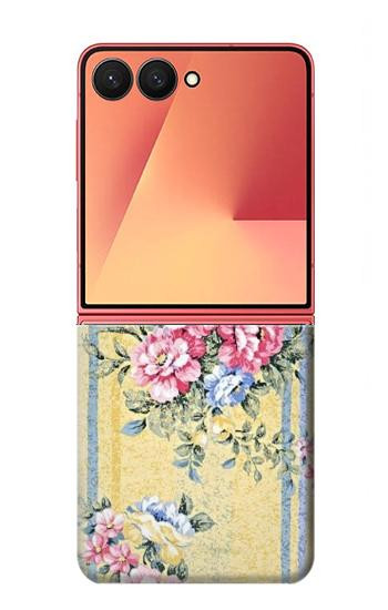 S2229 Vintage Flowers Case For Samsung Galaxy Z Flip 7