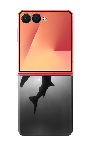 S2367 Shark Monochrome Case For Samsung Galaxy Z Flip 7