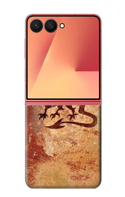 S2485 Dragon Metal Texture Graphic Printed Case For Samsung Galaxy Z Flip 7