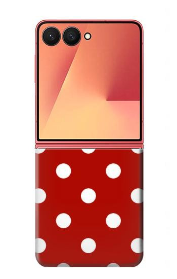S2951 Red Polka Dots Case For Samsung Galaxy Z Flip 7