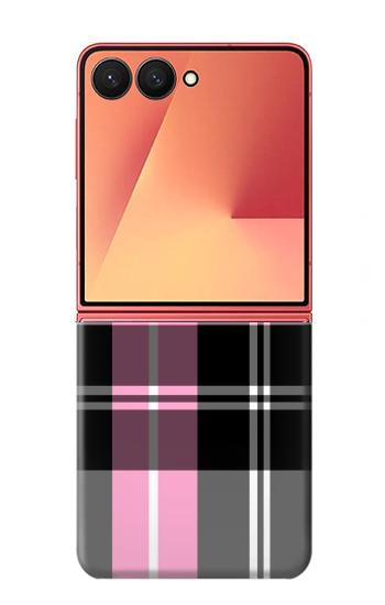 S3091 Pink Plaid Pattern Case For Samsung Galaxy Z Flip 7