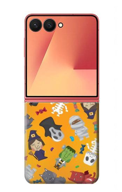 S3275 Cute Halloween Cartoon Pattern Case For Samsung Galaxy Z Flip 7