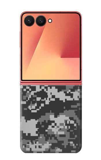S3293 Urban Black Camo Camouflage Case For Samsung Galaxy Z Flip 7