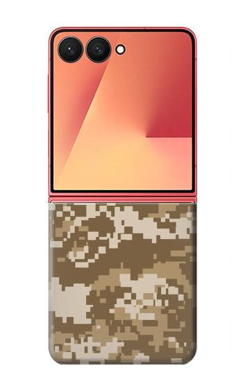 S3294 Army Desert Tan Coyote Camo Camouflage Case For Samsung Galaxy Z Flip 7
