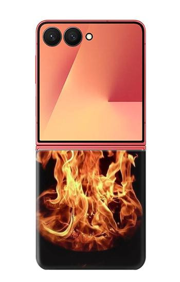 S3379 Fire Frame Case For Samsung Galaxy Z Flip 7
