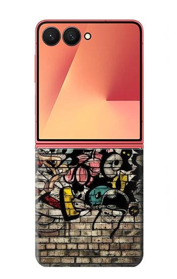 S3394 Graffiti Wall Case For Samsung Galaxy Z Flip 7