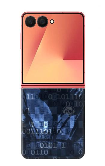 S3431 Digital Code Cyber Hacker Case For Samsung Galaxy Z Flip 7