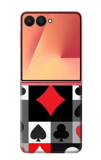 S3463 Poker Card Suit Case For Samsung Galaxy Z Flip 7 S3463 Poker Card Suit Case For Samsung Galaxy Z Flip 7
