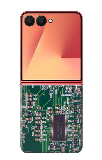 S3519 Electronics Circuit Board Graphic Case For Samsung Galaxy Z Flip 7