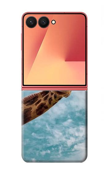 S3680 Cute Smile Giraffe Case For Samsung Galaxy Z Flip 7