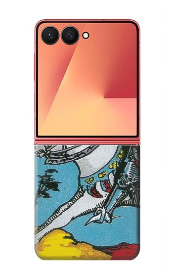 S3731 Tarot Card Knight of Swords Case For Samsung Galaxy Z Flip 7