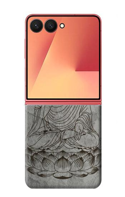S3873 Buddha Line Art Case For Samsung Galaxy Z Flip 7