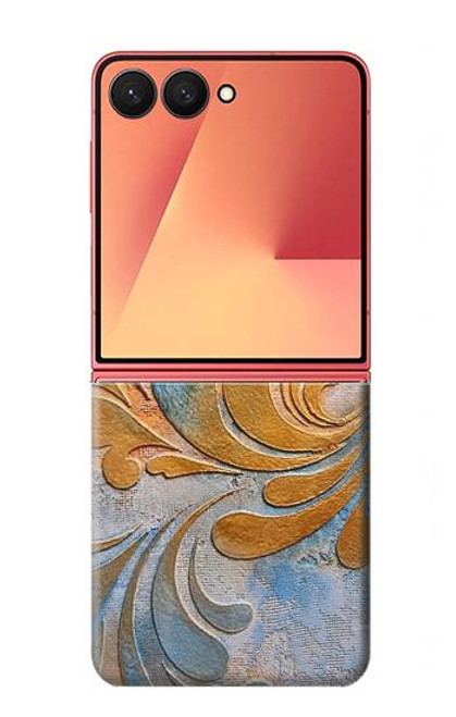 S3875 Canvas Vintage Rugs Case For Samsung Galaxy Z Flip 7