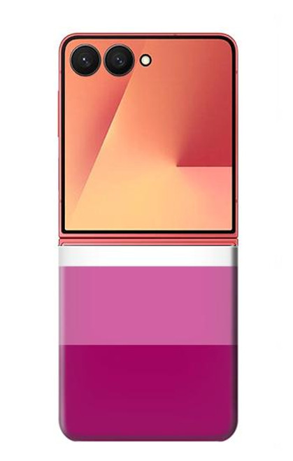 S3887 Lesbian Pride Flag Case For Samsung Galaxy Z Flip 7