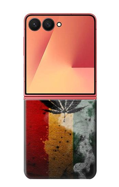S3890 Reggae Rasta Flag Smoke Case For Samsung Galaxy Z Flip 7