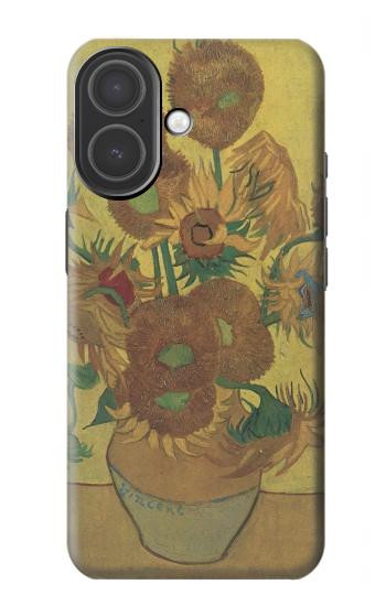 S0214 Van Gogh Vase Fifteen Sunflowers Case For iPhone 17