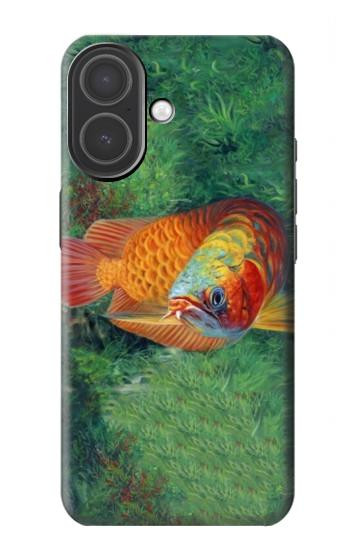 S1157 Red Arowana Fish Case For iPhone 17