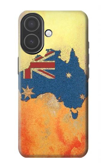 S2494 Australia Flag Map Rock Texture Case For iPhone 17