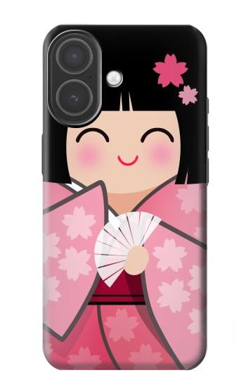 S3042 Japan Girl Hina Doll Kimono Sakura Case For iPhone 17