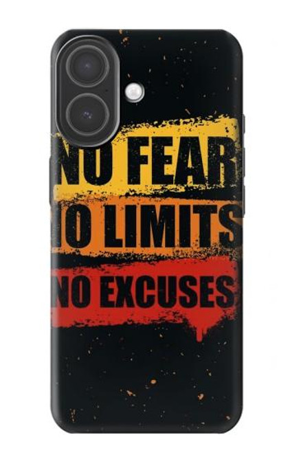S3492 No Fear Limits Excuses Case For iPhone 17