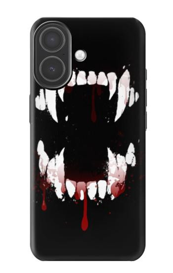 S3527 Vampire Teeth Bloodstain Case For iPhone 17