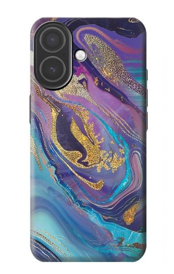 S3676 Colorful Abstract Marble Stone Case For iPhone 17