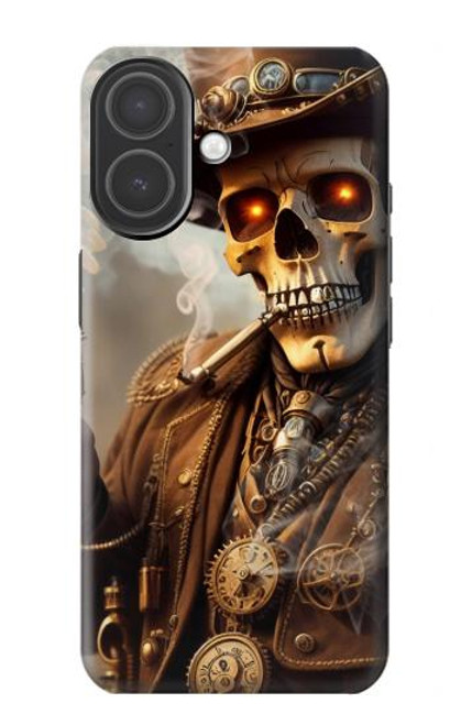 S3949 Steampunk Skull Smoking Case For iPhone 17